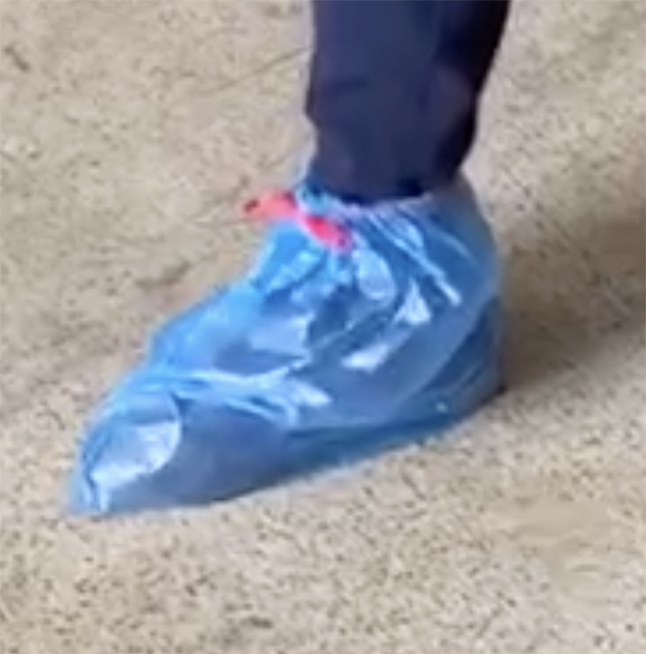 Copriscarpa in Cartene Blu